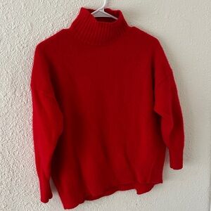 360 Cashmere Vibrant Red Knit
